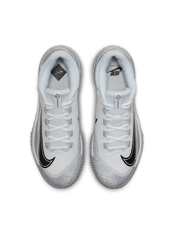 Кроссовки alpha huarache elite 4 tf turf 'white wolf grey' Nike — изображение 2 из 4