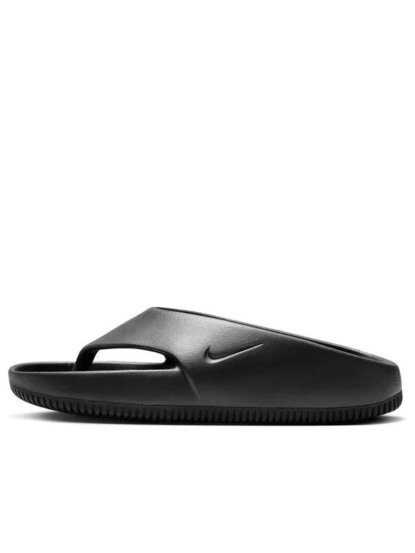 Тапочки calm slide 'triple black' Nike — изображение 1 из 4, черный/черный