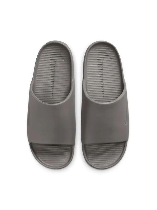 Тапочки calm slide 'flat pewter' Nike — изображение 3 из 4, серый