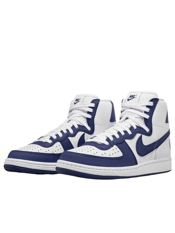 Кроссовки terminator high x comme des garcons homme plus 'navy' Nike — изображение 3 из 3, белый/темно-синий