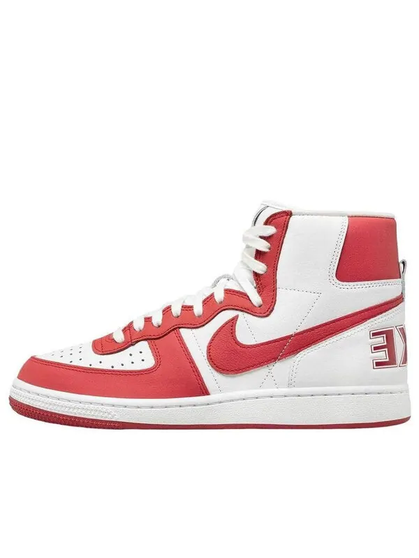 Кроссовки terminator high x comme des garcons homme plus 'red' Nike — изображение 1 из 4, белый/красный