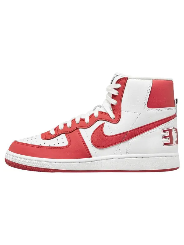 Кроссовки terminator high x comme des garcons homme plus 'red' Nike — изображение 2 из 4, белый/красный