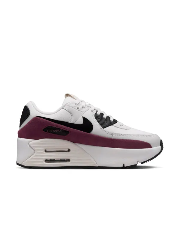 Кроссовки air max 90 lv8 'sail night maroon phantom black' Nike — изображение 2 из 4, черный