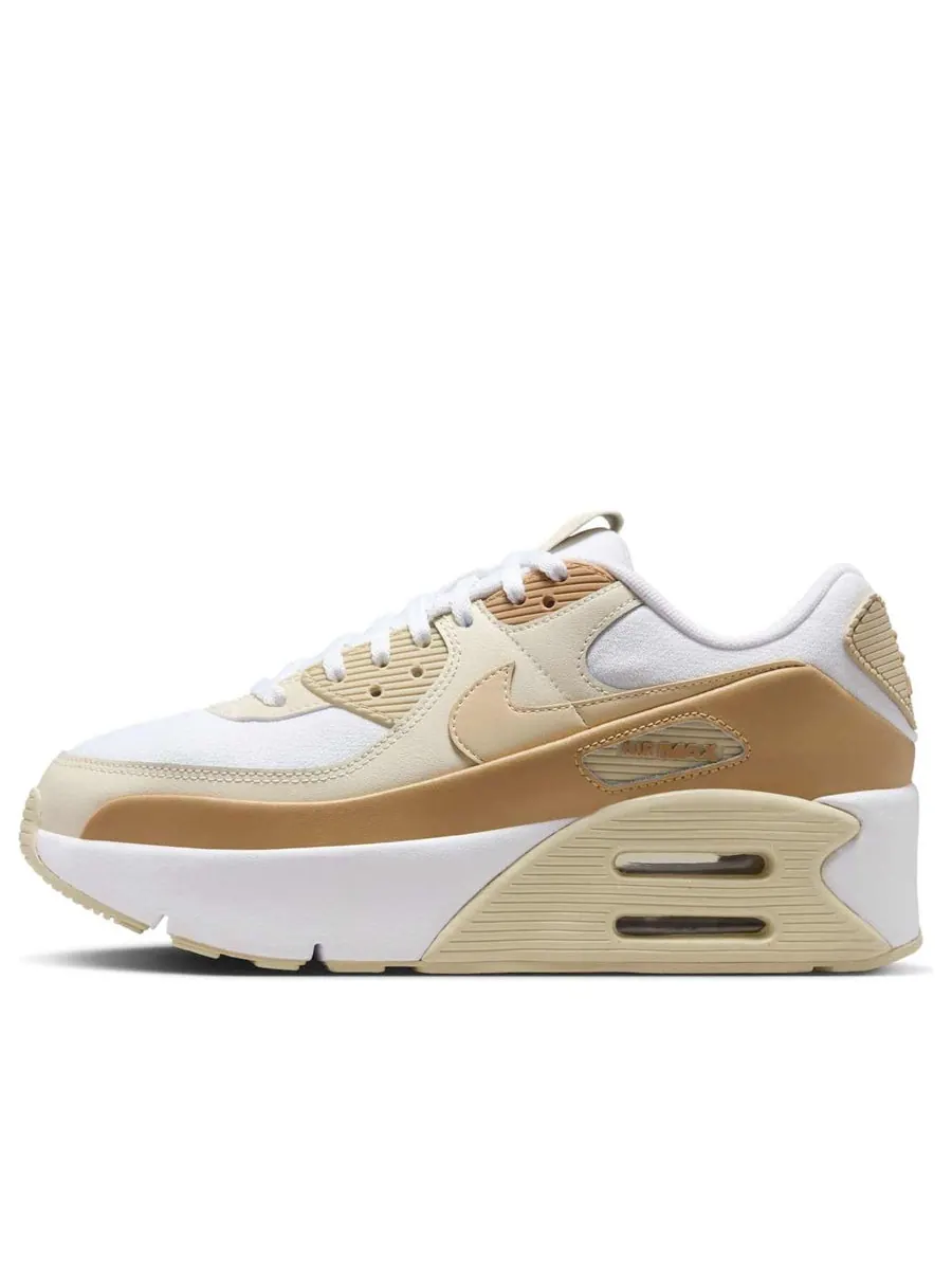 Кроссовки (WMNS) Nike Air Max 90 LV8 'White Club Gold' — изображение 1 из 6, белый