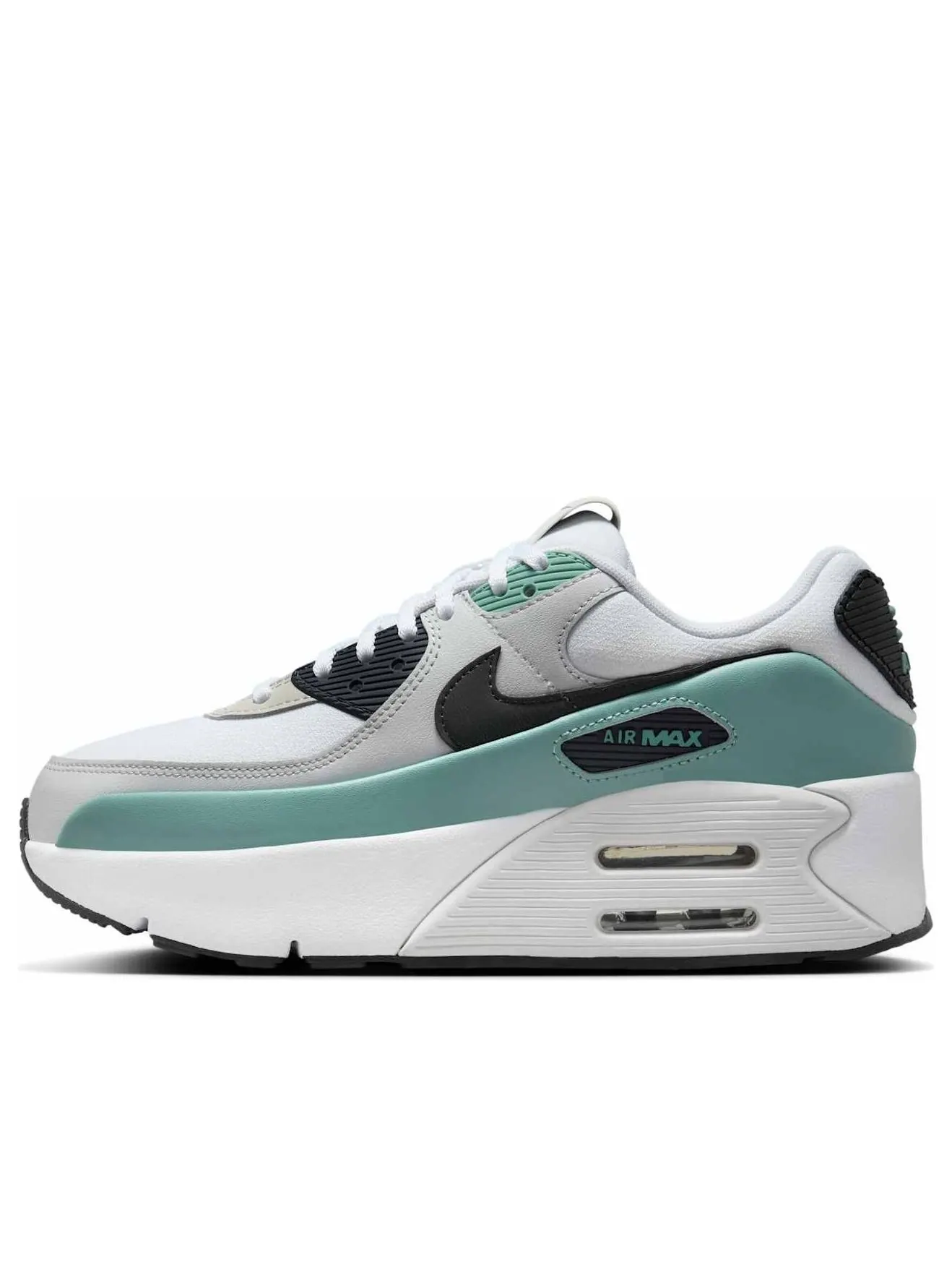 Кроссовки (WMNS) Nike Air Max 90 LV8 'White Cannon Vast Grey' — изображение 1 из 6, белый
