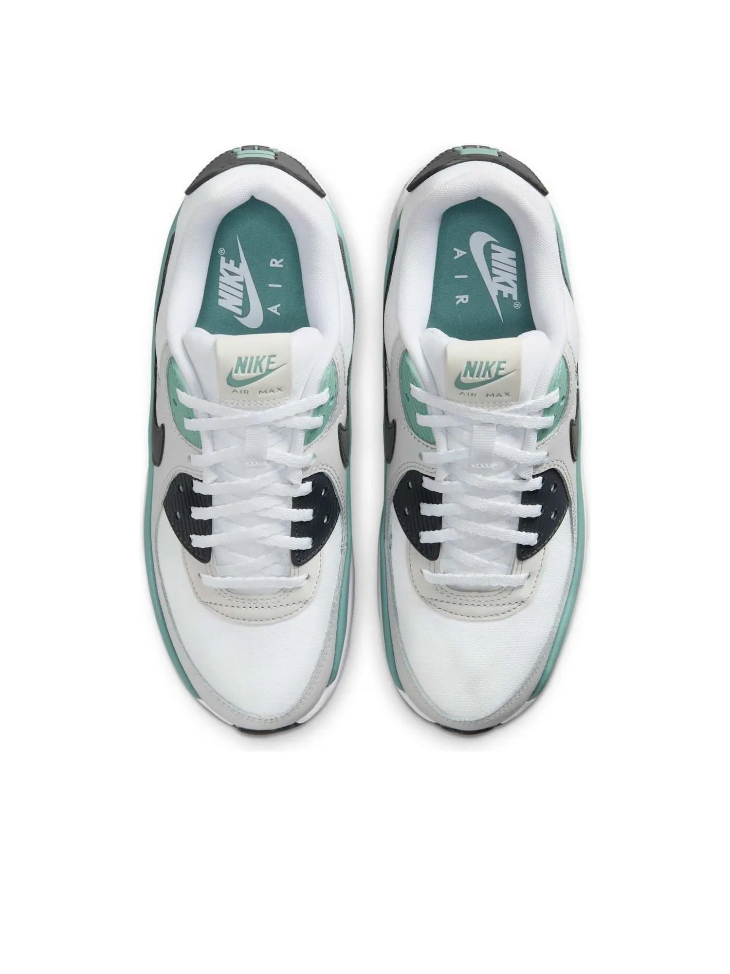 Кроссовки (WMNS) Nike Air Max 90 LV8 'White Cannon Vast Grey' — изображение 2 из 6, белый