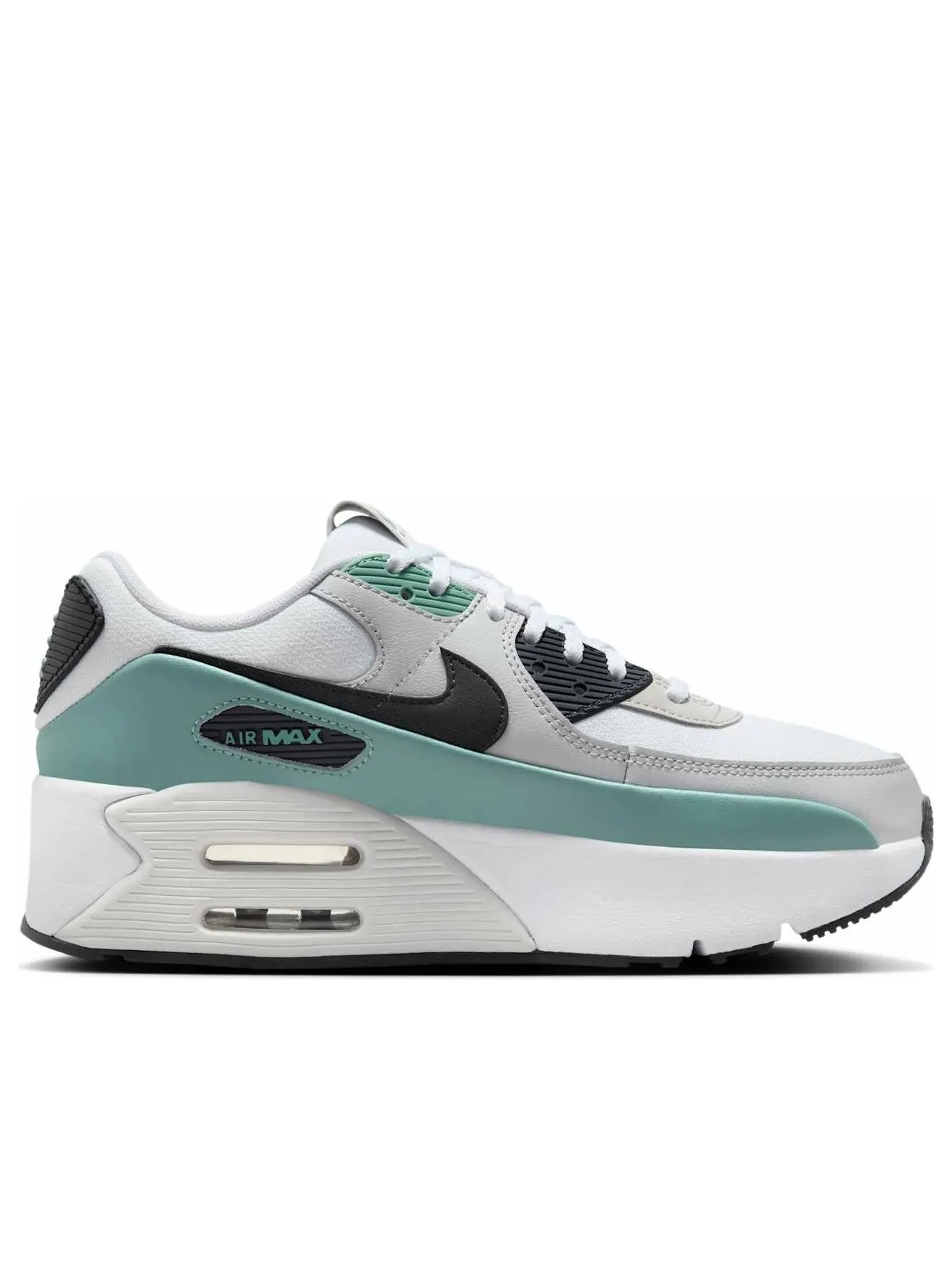 Кроссовки (WMNS) Nike Air Max 90 LV8 'White Cannon Vast Grey' — изображение 6 из 6, белый