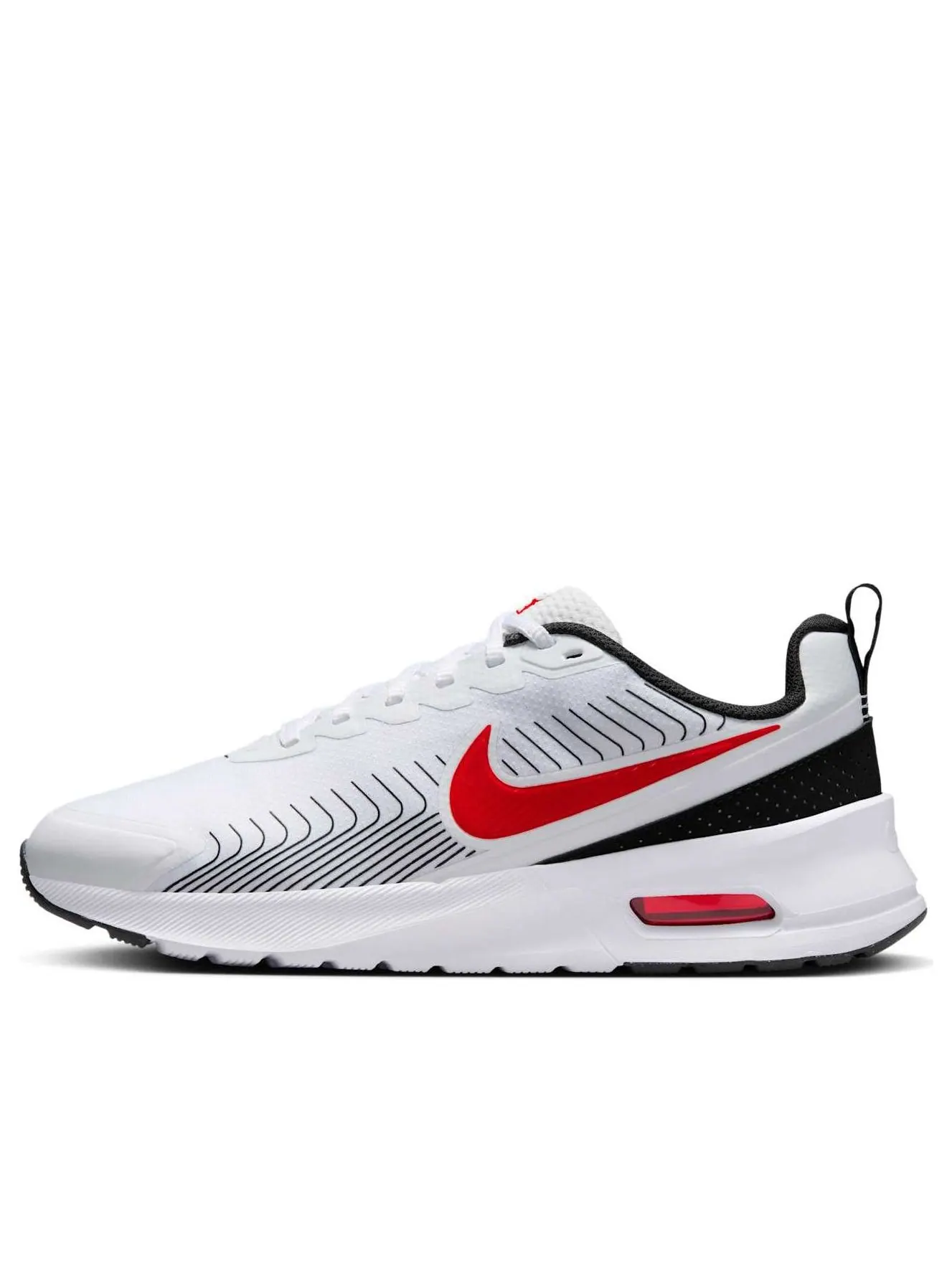 Кроссовки Nike Air Max Nuaxis 'White Black University Red' — изображение 1 из 6, белый