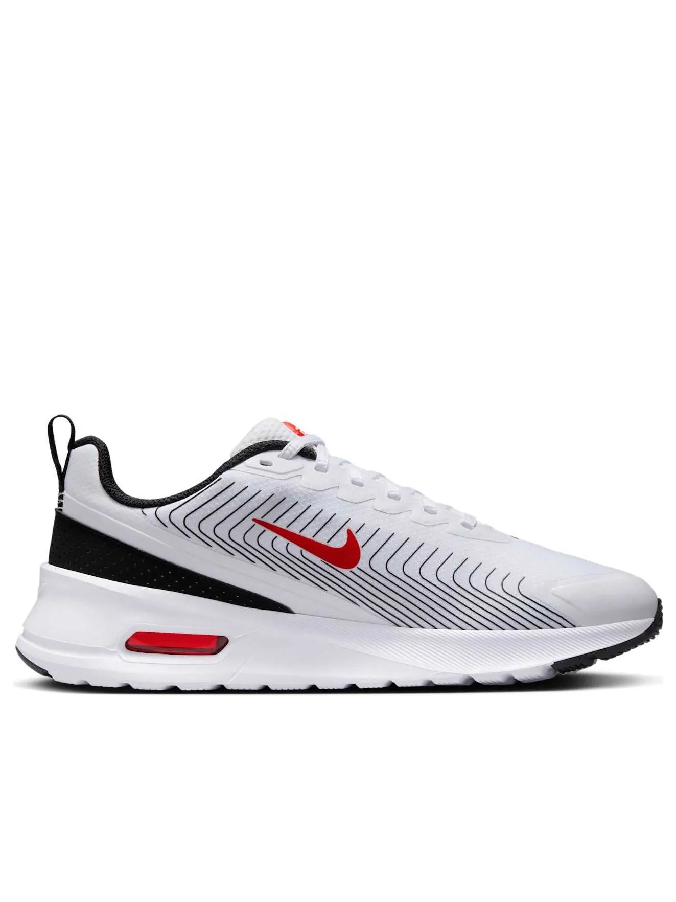 Кроссовки Nike Air Max Nuaxis 'White Black University Red' — изображение 2 из 6, белый