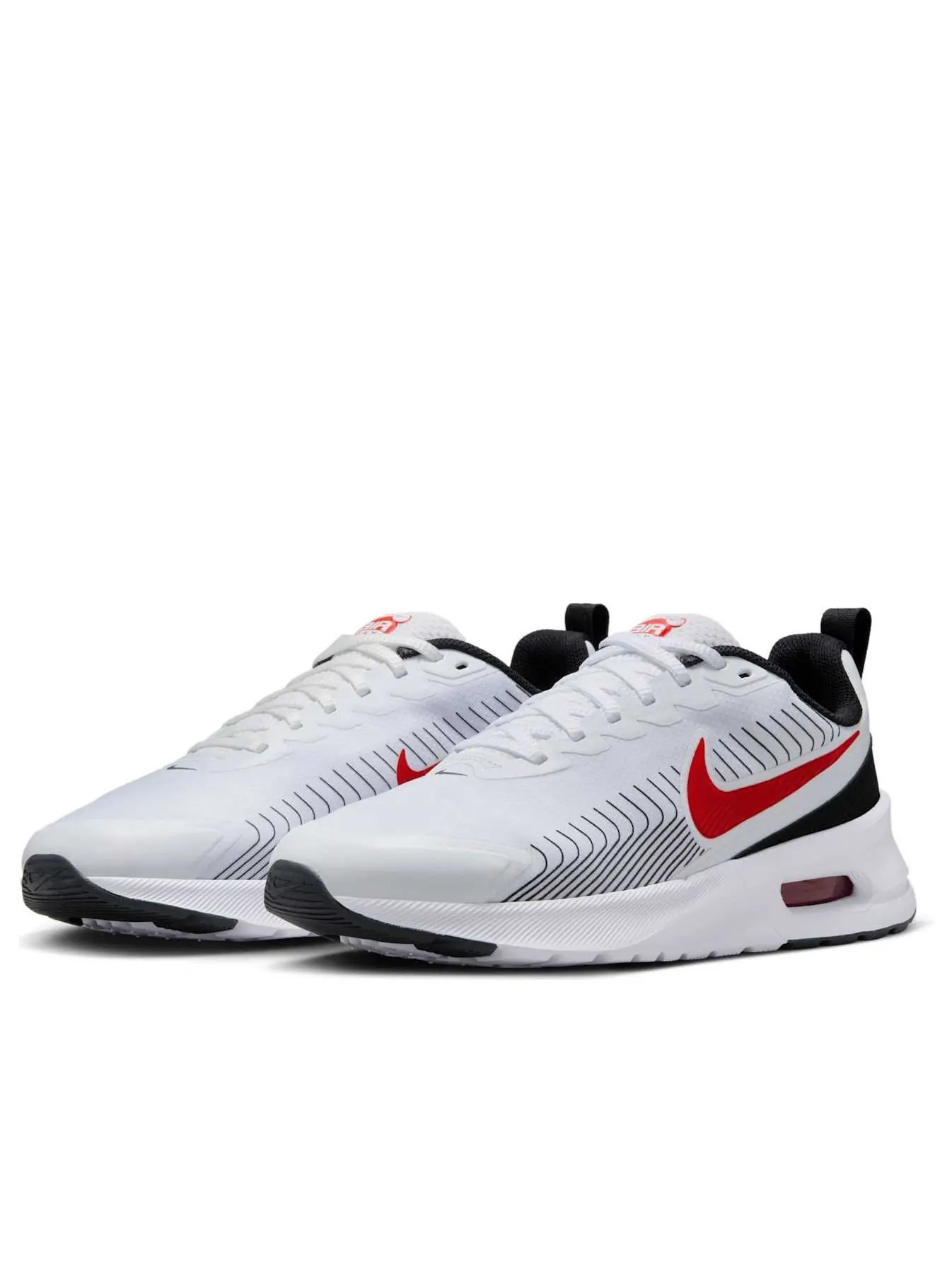 Кроссовки Nike Air Max Nuaxis 'White Black University Red' — изображение 3 из 6, белый