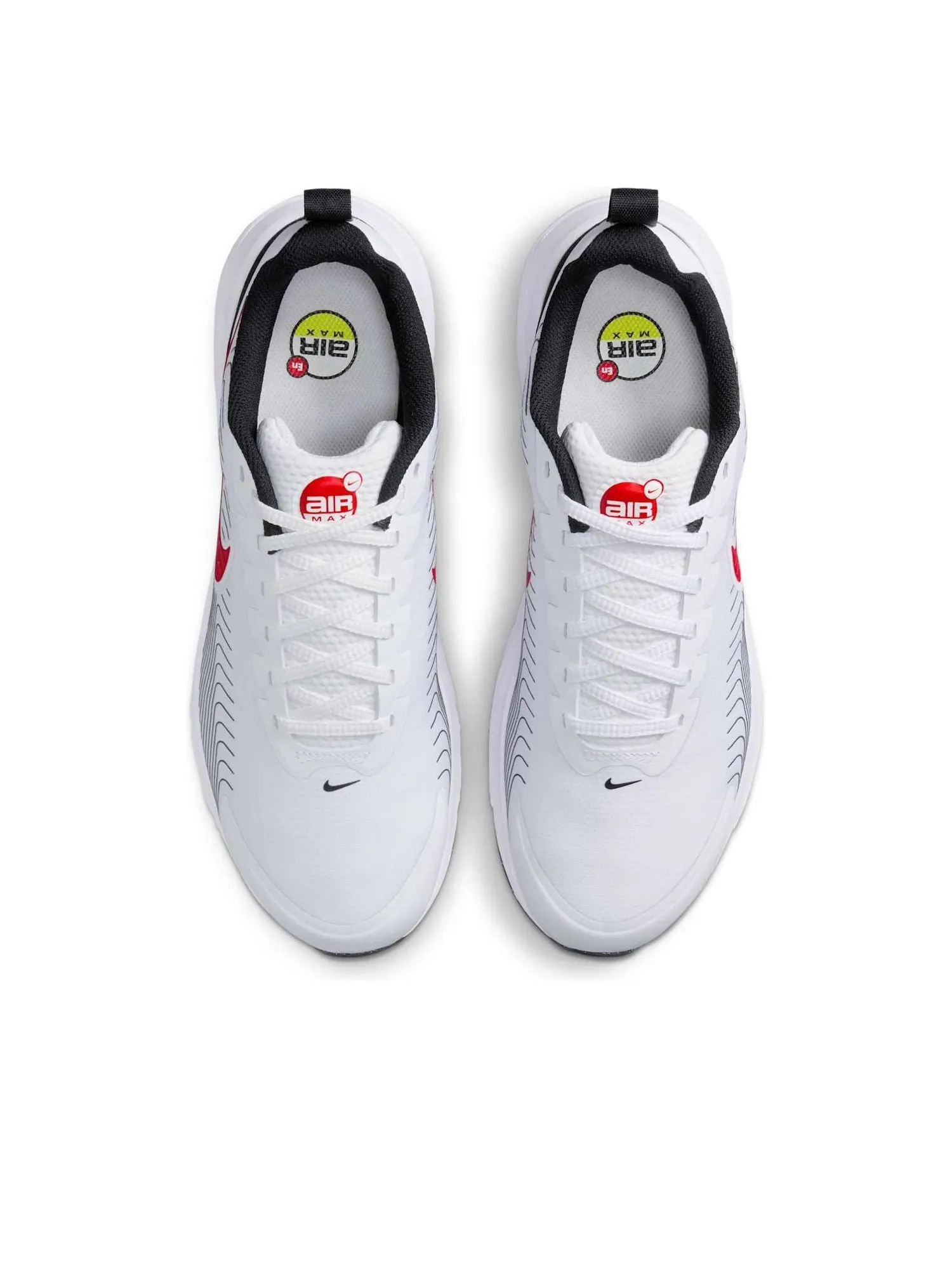 Кроссовки Nike Air Max Nuaxis 'White Black University Red' — изображение 4 из 6, белый