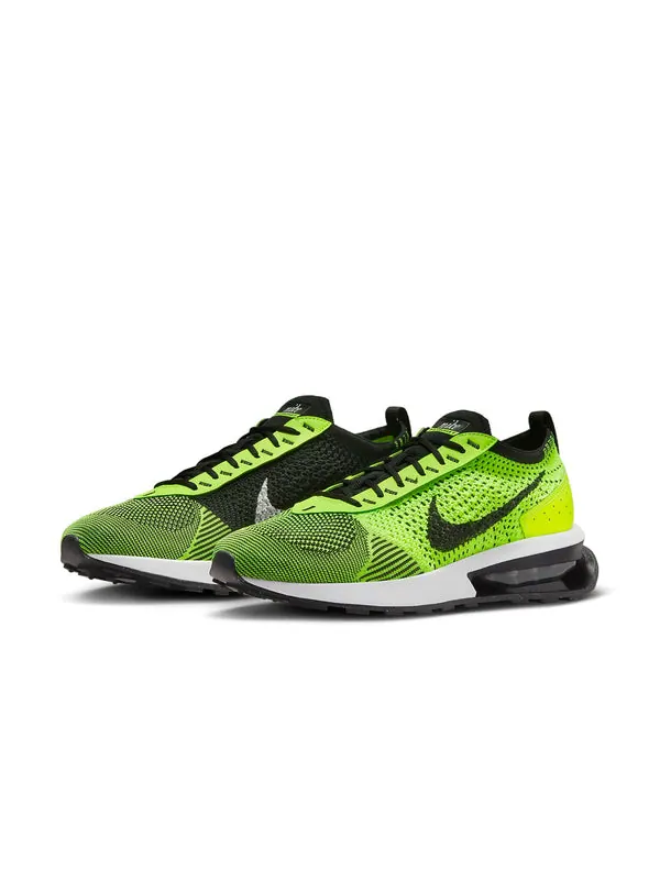 Кроссовки air max flyknit racer 'volt' Nike — изображение 3 из 4, черный/белый