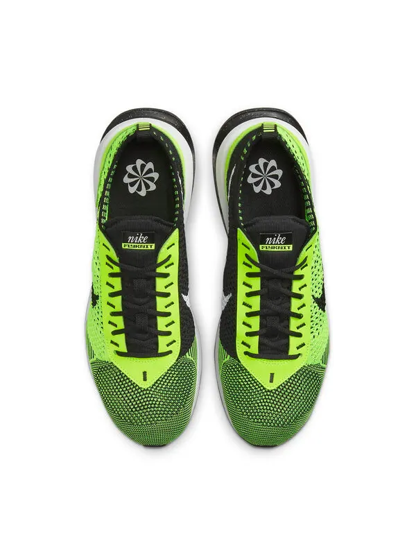 Кроссовки air max flyknit racer 'volt' Nike — изображение 4 из 4, черный/белый