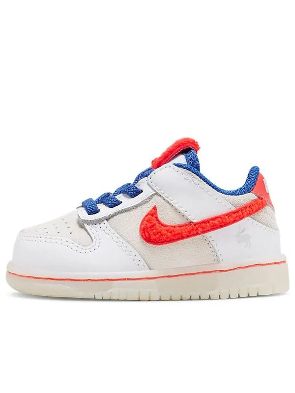 Кроссовки данк лоу Nike — изображение 1 из 4, белый/оранжевый/синий