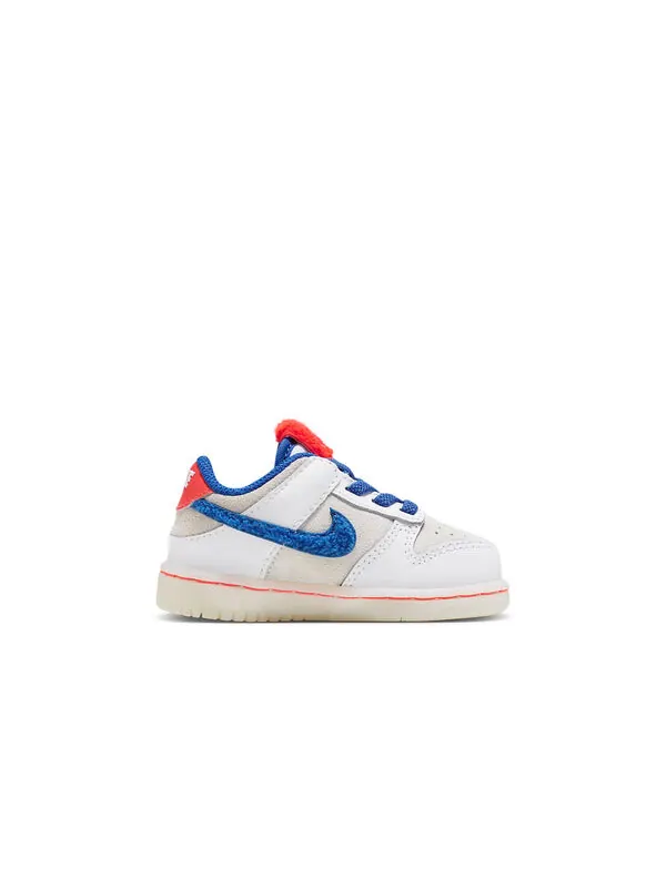 Кроссовки данк лоу Nike — изображение 2 из 4, белый/оранжевый/синий