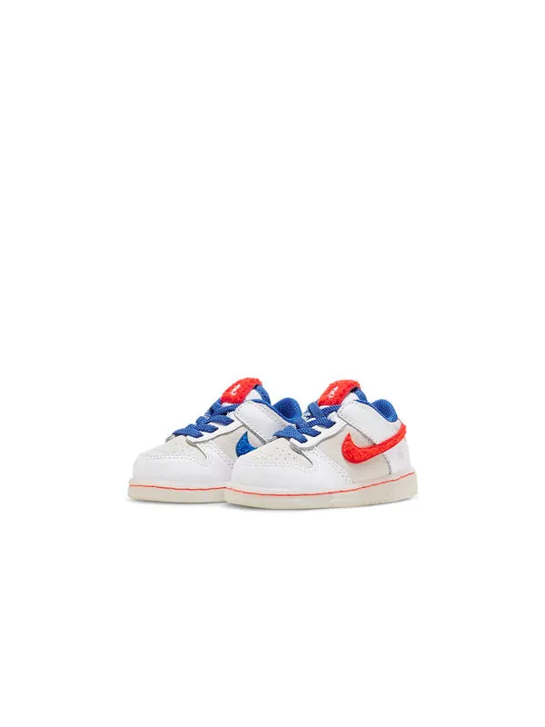 Кроссовки данк лоу Nike — изображение 3 из 4, белый/оранжевый/синий