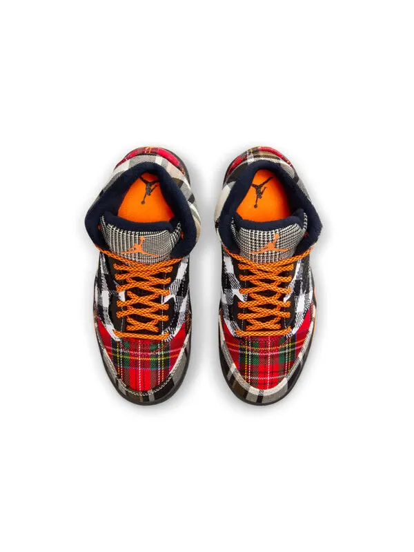Кроссовки 5 ретро Air Jordan — изображение 2 из 4, черный/оранжевый/темный