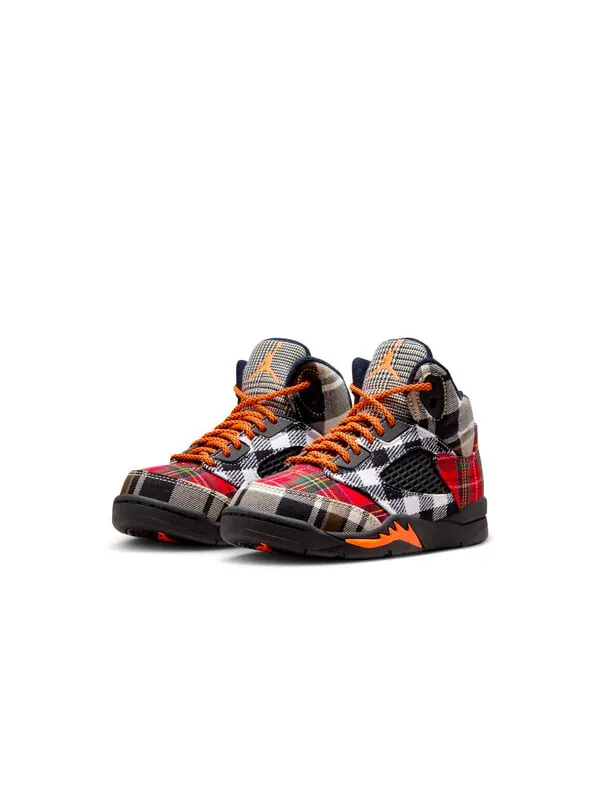 Кроссовки 5 ретро Air Jordan — изображение 4 из 4, черный/оранжевый/темный