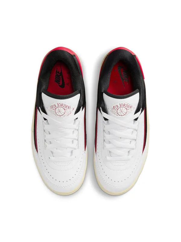 Кроссовки 2 ретро низкие Air Jordan — изображение 3 из 4, белый, красный
