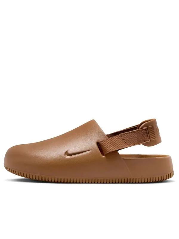 Сандалии calm mule 'light british tan' Nike — изображение 1 из 4, светлый бежевый