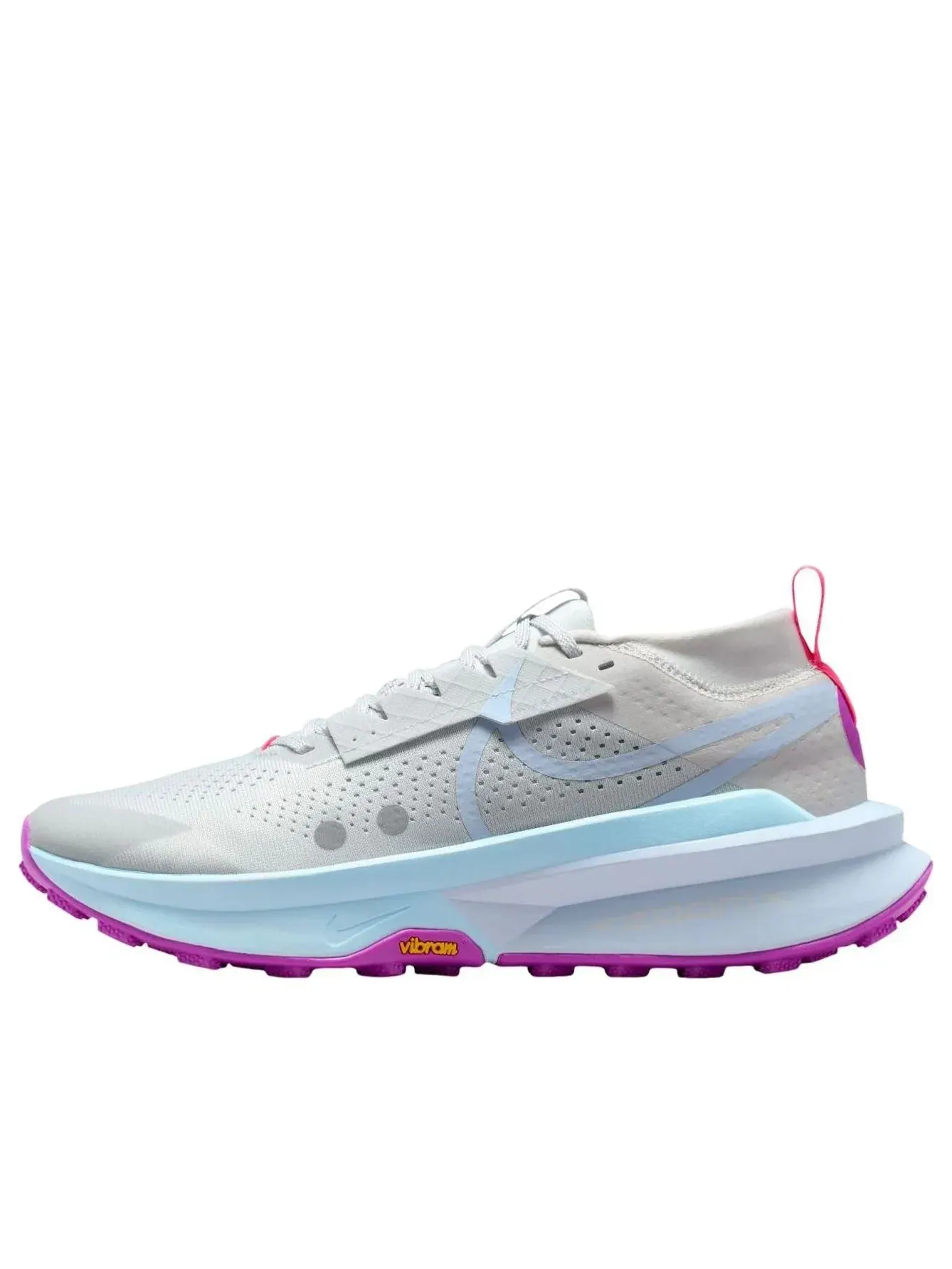 Кроссовки Nike ZoomX Zegama 2 'Photon Dust Glacier Blue Hyper Pink' FD5190-014 — изображение 1 из 6, серый