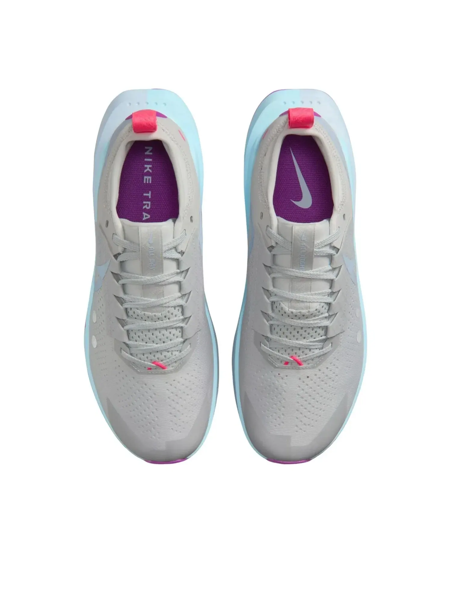 Кроссовки Nike ZoomX Zegama 2 'Photon Dust Glacier Blue Hyper Pink' FD5190-014 — изображение 2 из 6, серый