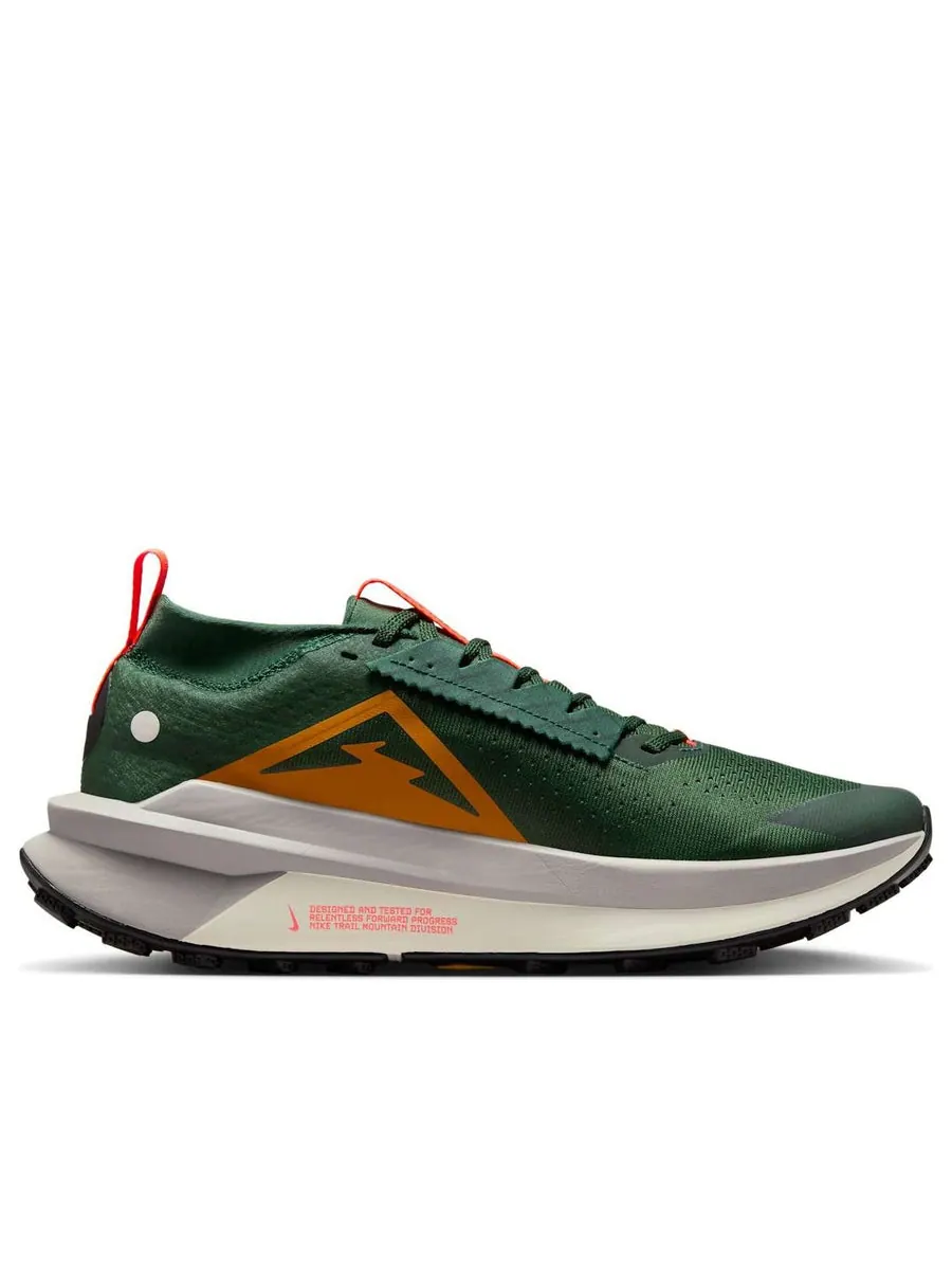 Кроссовки Nike ZoomX Zegama 2 'Fir College Grey Desert Ochre' — изображение 2 из 6, зеленый