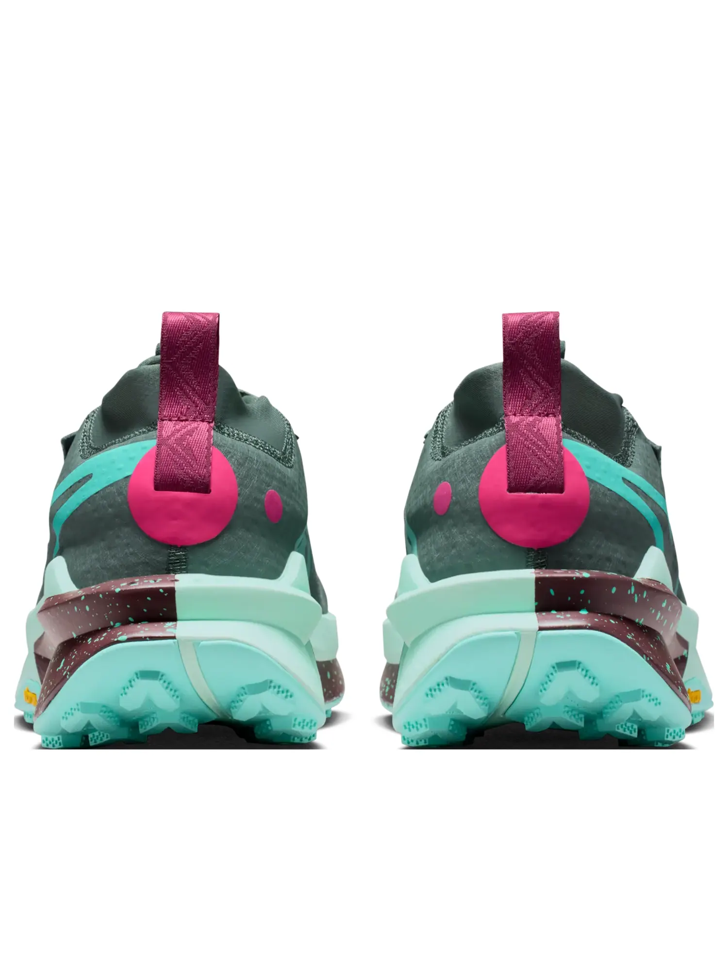 Кроссовки Nike ZoomX Zegama 2 'Clay Green Mint Foam Burgundy' — изображение 3 из 7, зеленый