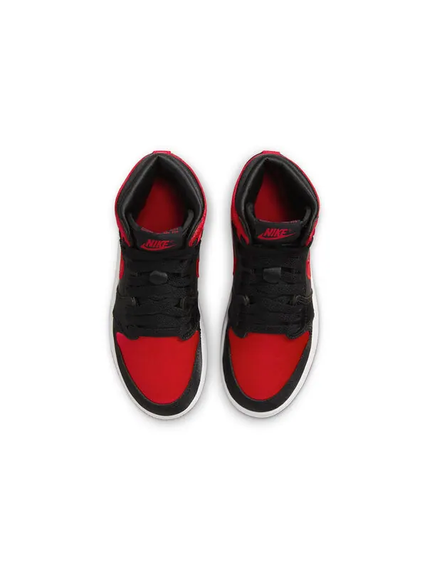 Кроссовки 1 ретро высокие og Air Jordan — изображение 3 из 4, черный/красный/белый