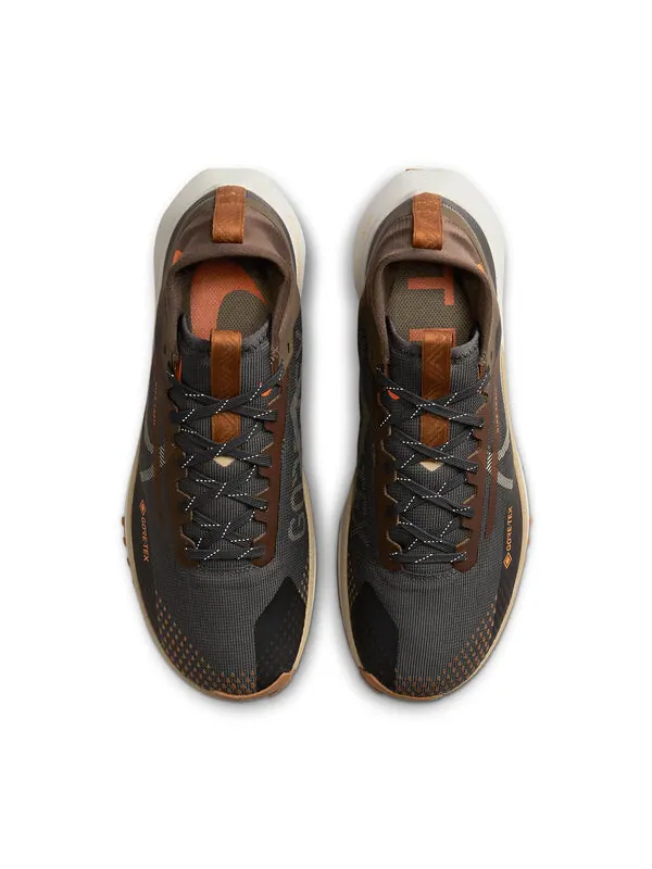 Кроссовки react pegasus trail 4 gore tex Nike — изображение 4 из 4, темный серый/оранжевый