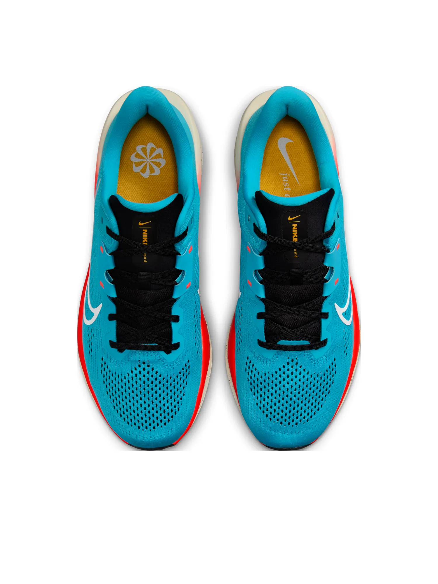 Кроссовки Nike Quest 6 'Baltic Blue Bright Crimson' — изображение 2 из 7, синий/черный/яркий/белый
