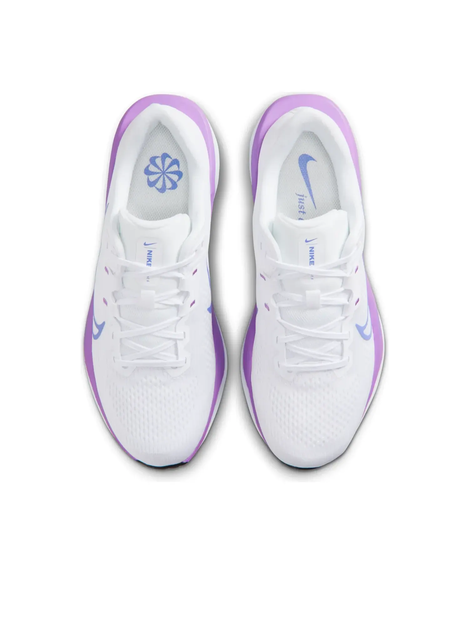 Кроссовки (WMNS) Nike Quest 6 'White Black Bright Violet' — изображение 2 из 6, белый