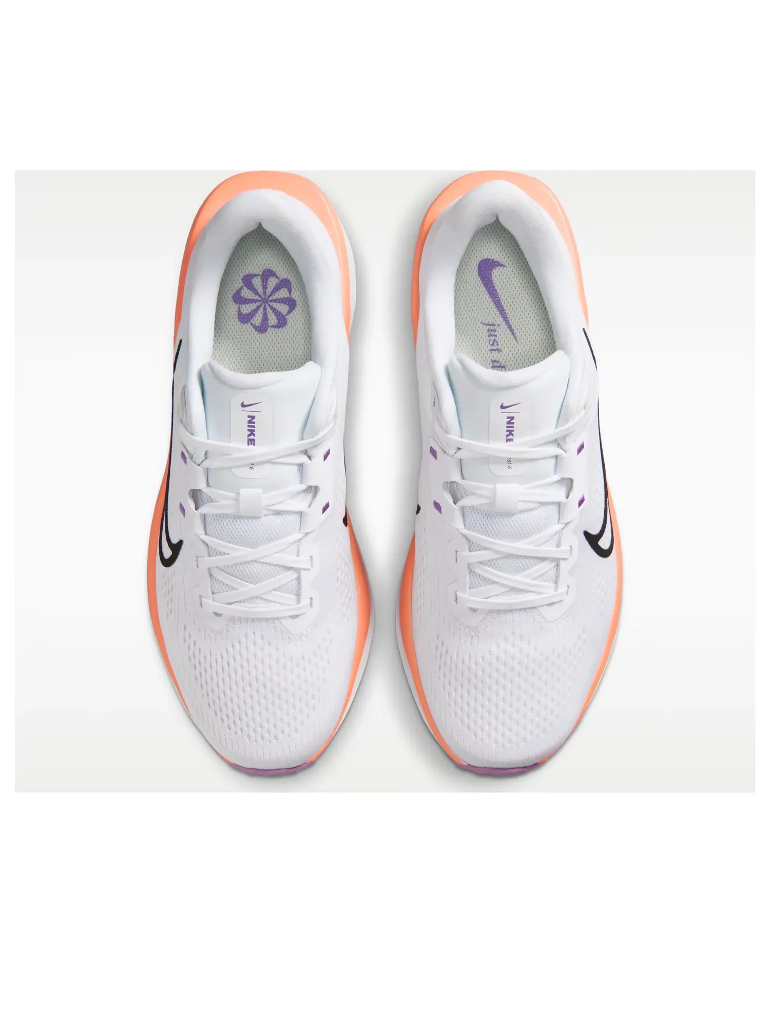 Кроссовки (WMNS) Nike Quest 6 'White Bright Violet Light Magenta' — изображение 2 из 6, белый