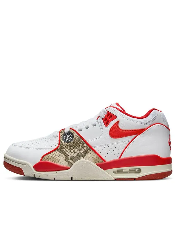 Кроссовки x stussy air flight 89 sp 'habanero red' Nike — изображение 1 из 4, белый/красный