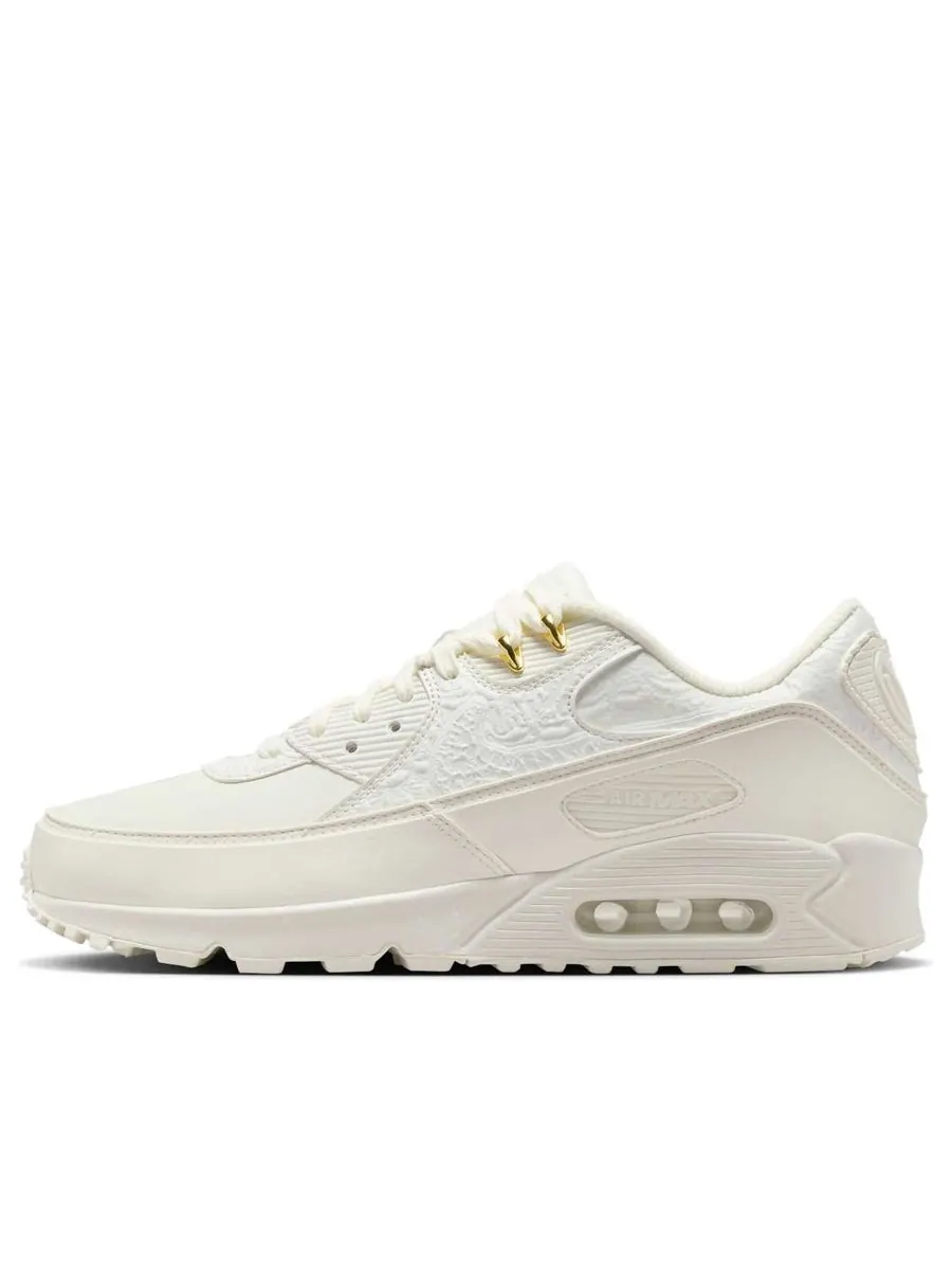 Кроссовки Nike x Slawn Air Max 90 'White Speckle' — изображение 1 из 6, бежевый