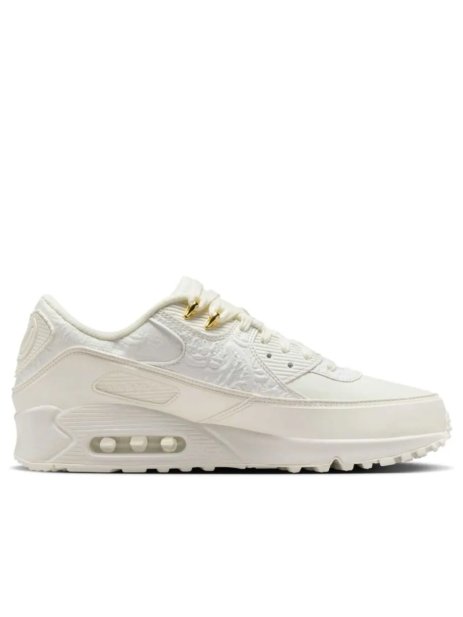 Кроссовки Nike x Slawn Air Max 90 'White Speckle' — изображение 2 из 6, бежевый