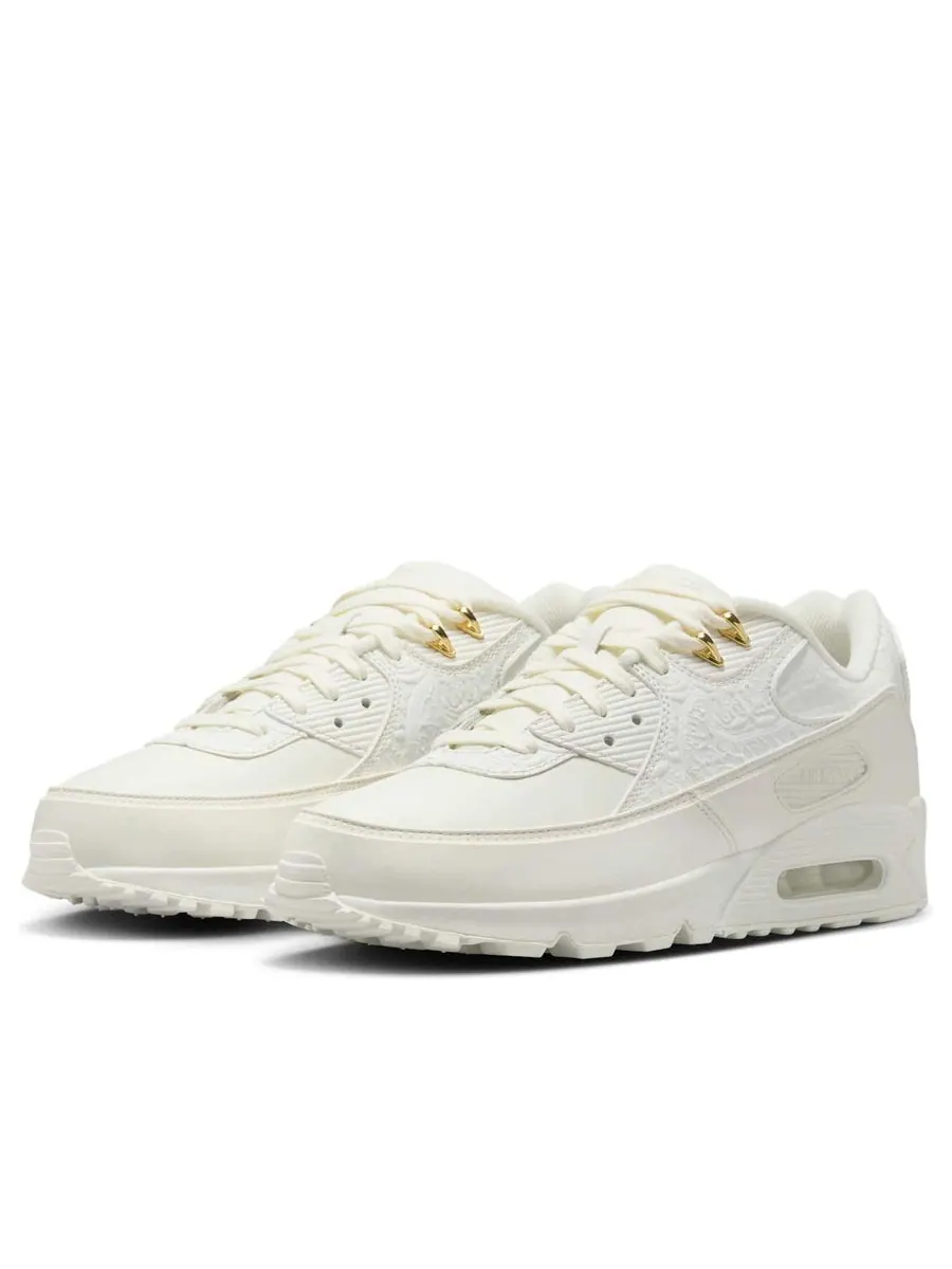 Кроссовки Nike x Slawn Air Max 90 'White Speckle' — изображение 3 из 6, бежевый