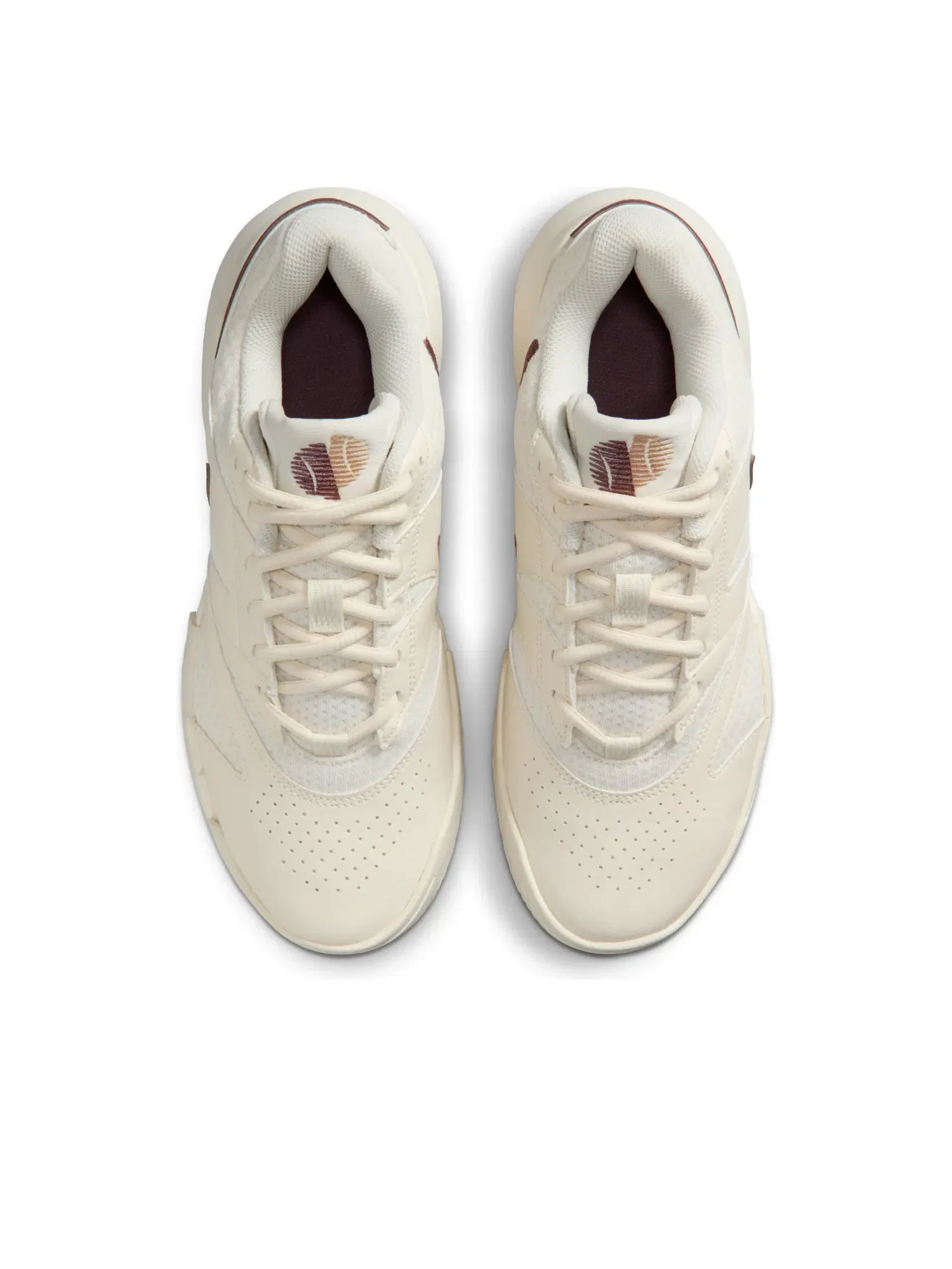 Женские кроссовки с низким верхом Nike Court Lite 4 Pale Ivory Vachetta Tan Tattoo — изображение 2 из 6, бежевый