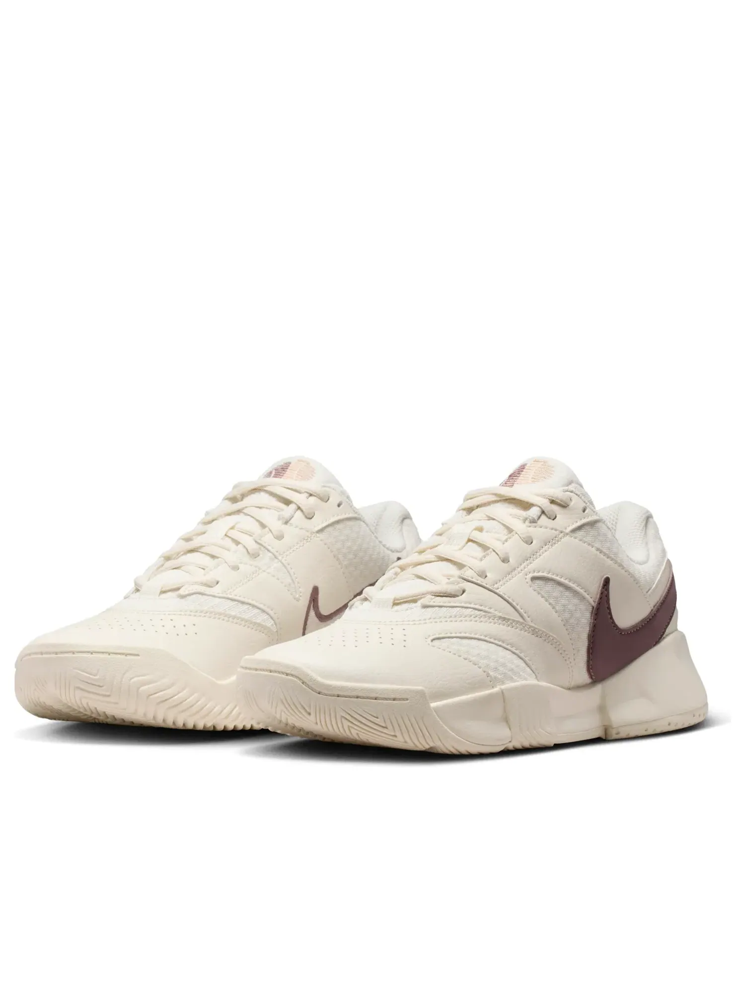 Женские кроссовки с низким верхом Nike Court Lite 4 Pale Ivory Vachetta Tan Tattoo — изображение 4 из 6, бежевый