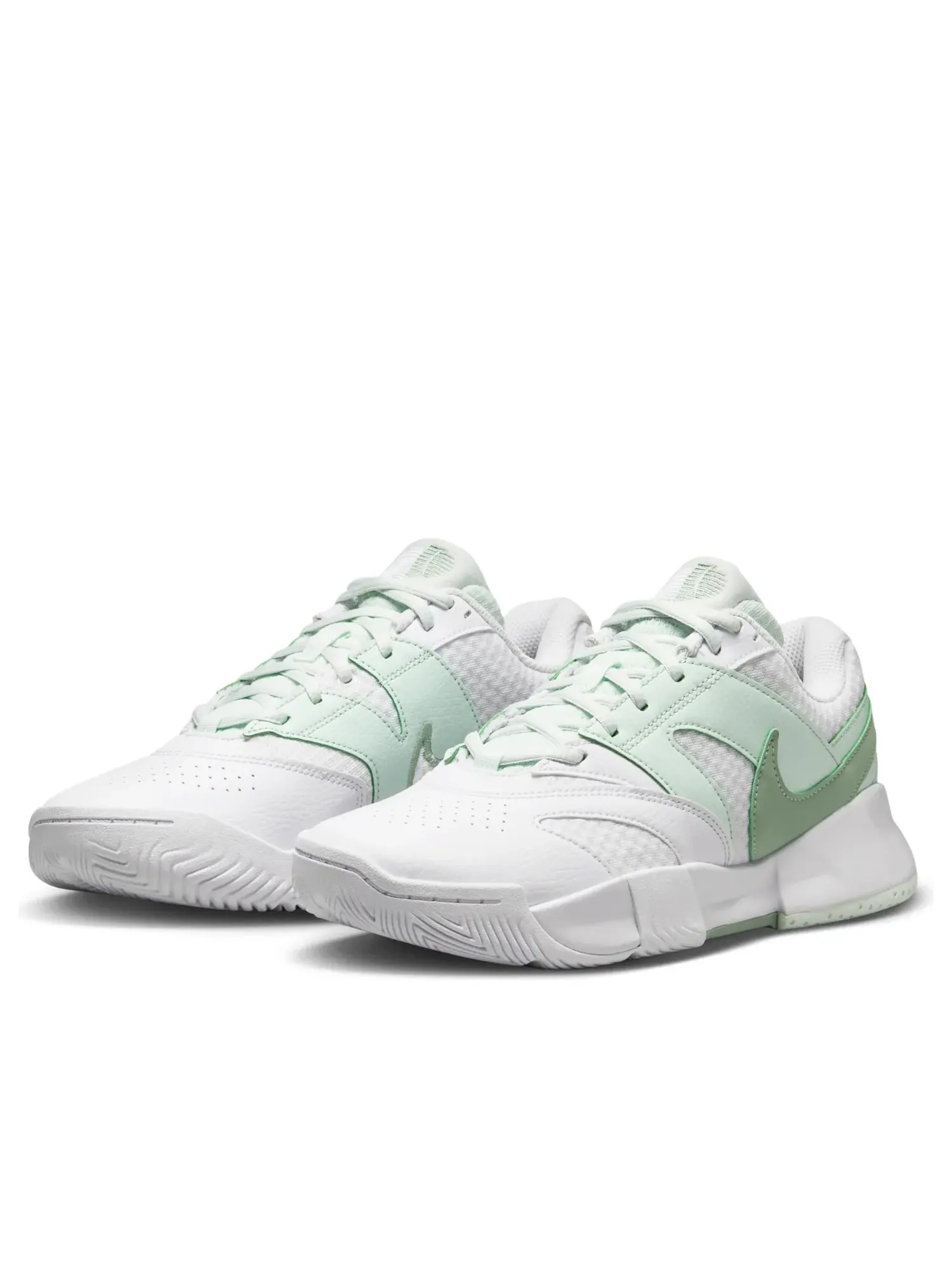 Кроссовки (WMNS) Nike Court Lite 4 'White Barely Green Steam' — изображение 4 из 6, белый