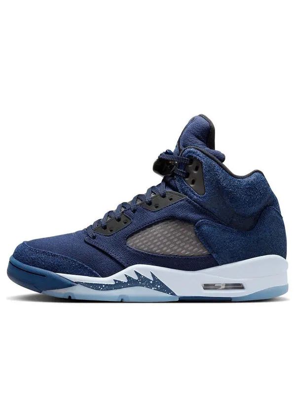 Кроссовки Air Jordan 5 Retro 'Midnight Navy' — изображение 1 из 4, темно-синий/черный/серый