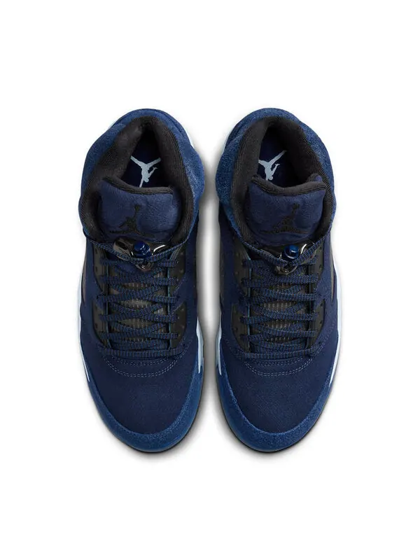 Кроссовки Air Jordan 5 Retro 'Midnight Navy' — изображение 3 из 4, темно-синий/черный/серый