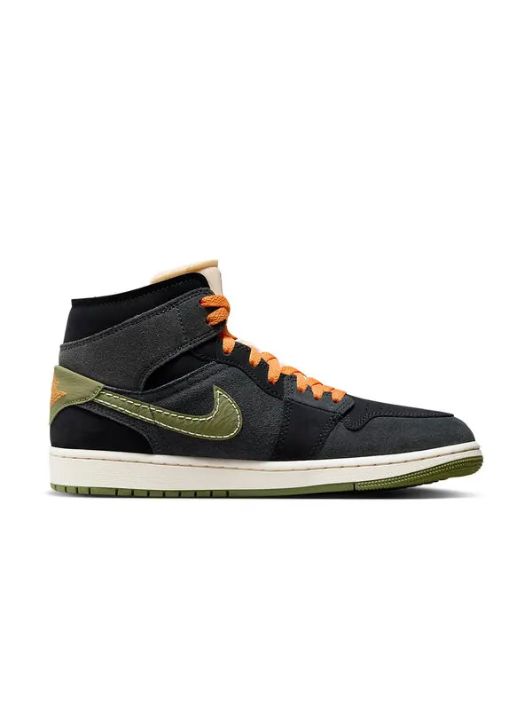 Кроссовки 1 mid se craft 'anthracite light olive' Air Jordan — изображение 2 из 4, светлый оливковый