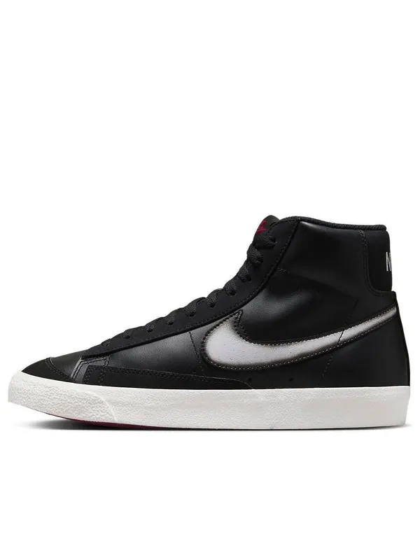 Кроссовки blazer mid '77 vintage 'airbrush - black' Nike — изображение 1 из 4, черный/белый/красный