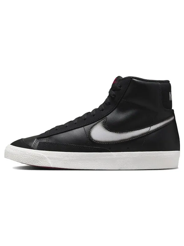 Кроссовки blazer mid '77 vintage 'airbrush - black' Nike — изображение 2 из 4, черный/белый/красный