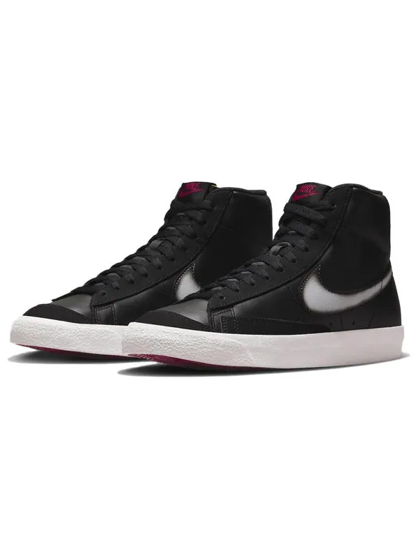 Кроссовки blazer mid '77 vintage 'airbrush - black' Nike — изображение 4 из 4, черный/белый/красный