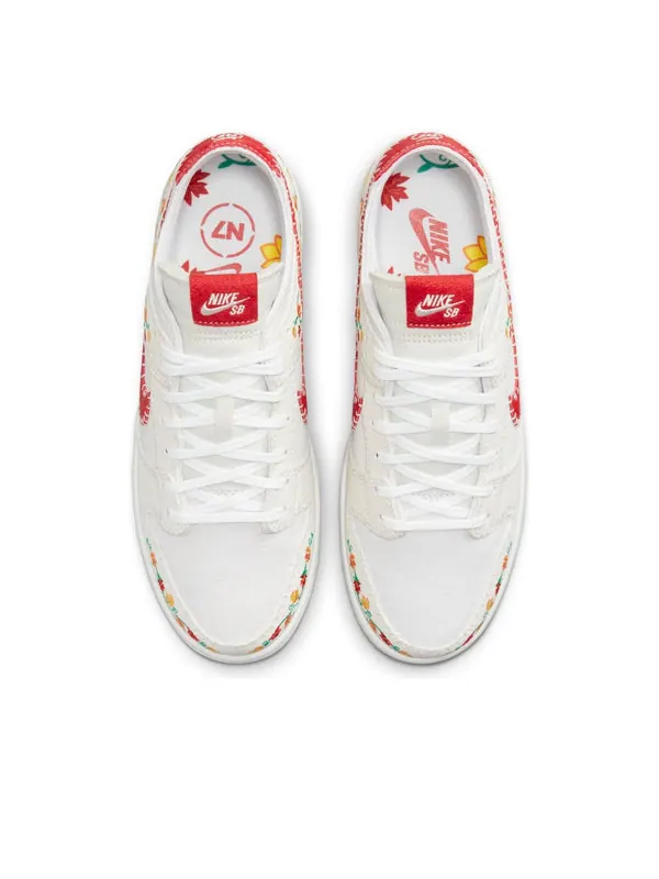 Кроссовки sb dunk low 'n7 opti yellow university red' Nike — изображение 3 из 4, красный