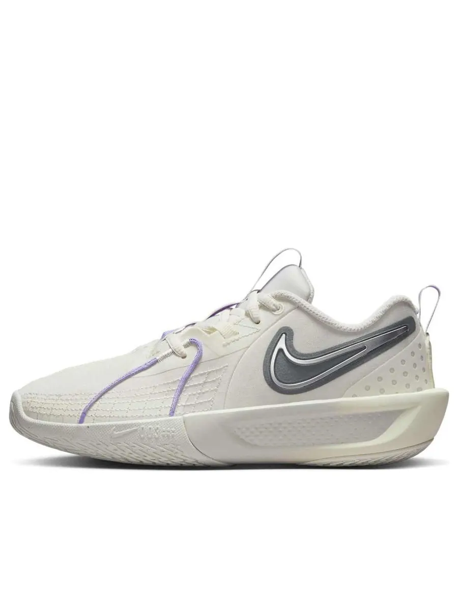 Кроссовки (GS) Nike Air Zoom GT Cut 3 'Sail Light Bone Metallic Silver Smoke Grey' — изображение 1 из 6, бежевый