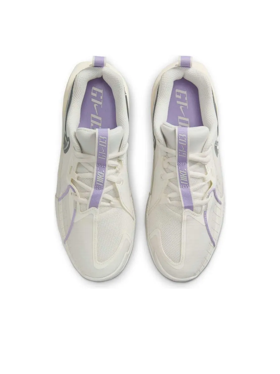 Кроссовки (GS) Nike Air Zoom GT Cut 3 'Sail Light Bone Metallic Silver Smoke Grey' — изображение 4 из 6, бежевый