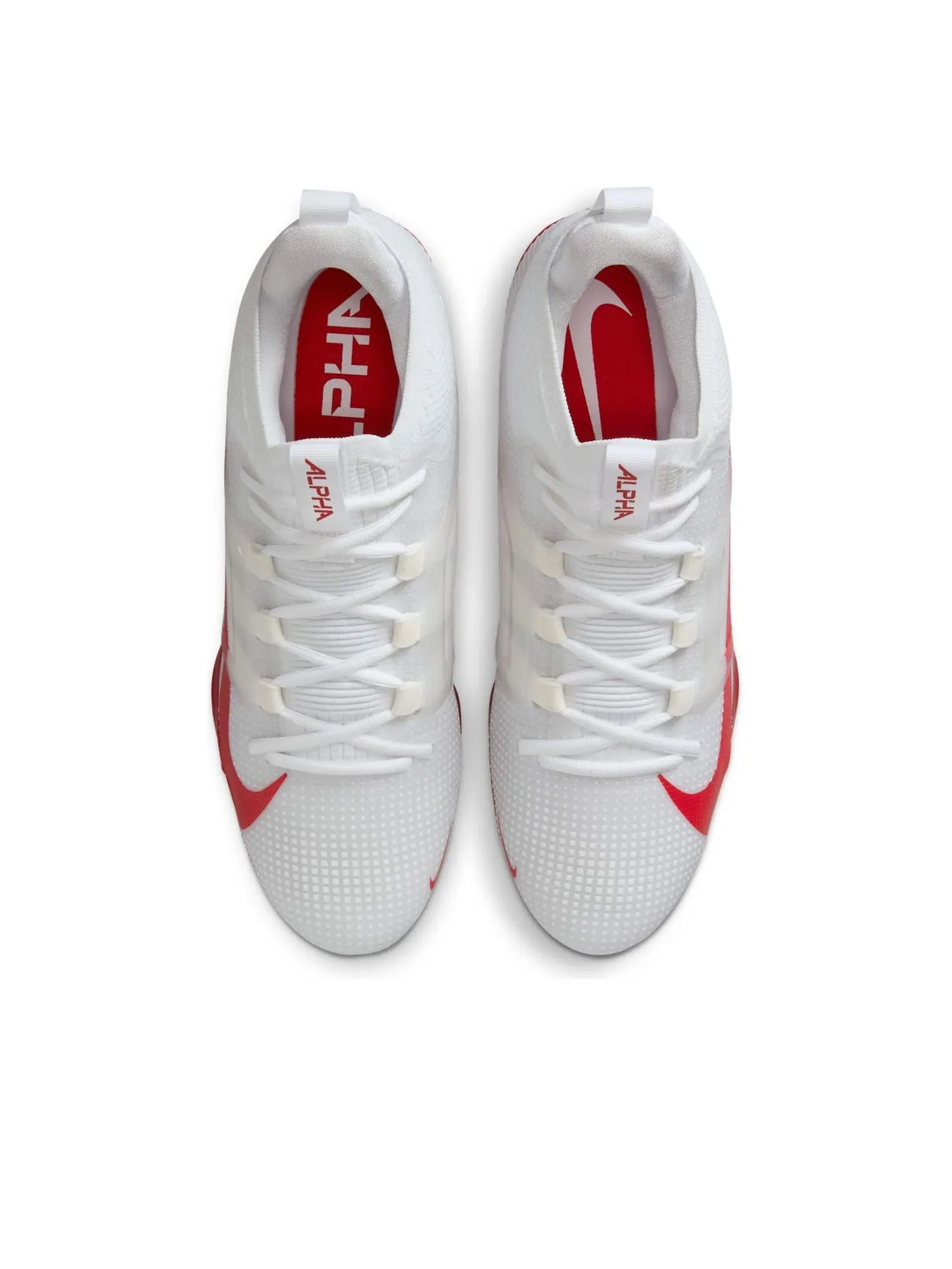 Кроссовки Nike Alpha Menace 4 Elite 'White University Red Photon Dust' — изображение 2 из 6, белый